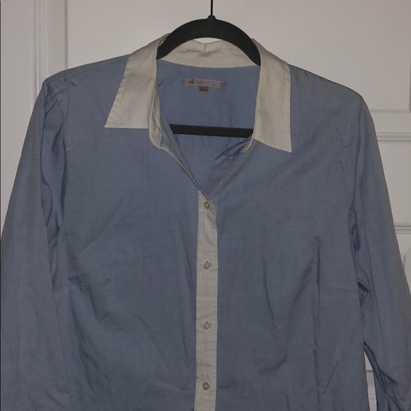 GAP Tops - Gap blue and white button down shirt GAP Tops - Gap blue and white button down shirt